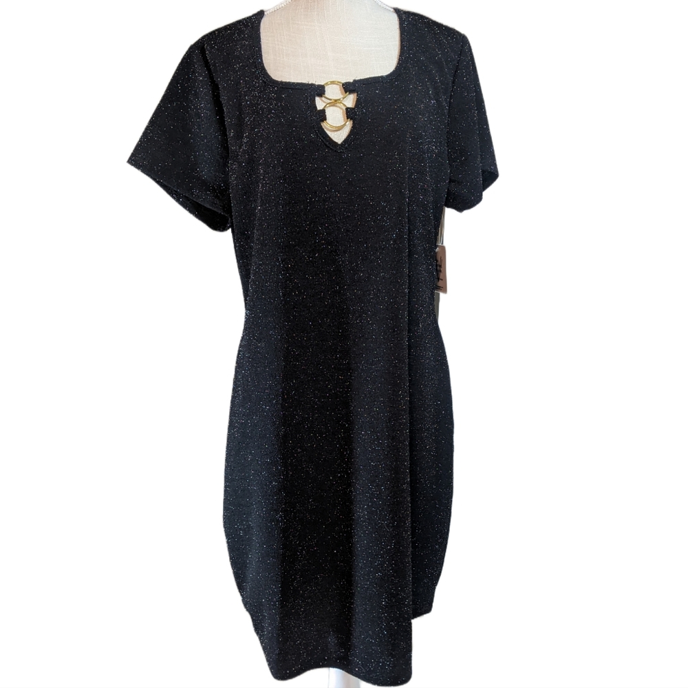 Sexy Black Dress SZ 2X